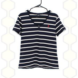 🐝 3/$25 Ralph Lauren Sport Top V-Neck Navy XL